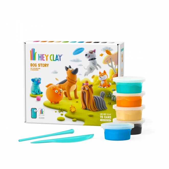 Hey Clay: Verhaal van Honden - set modelleermateriaal