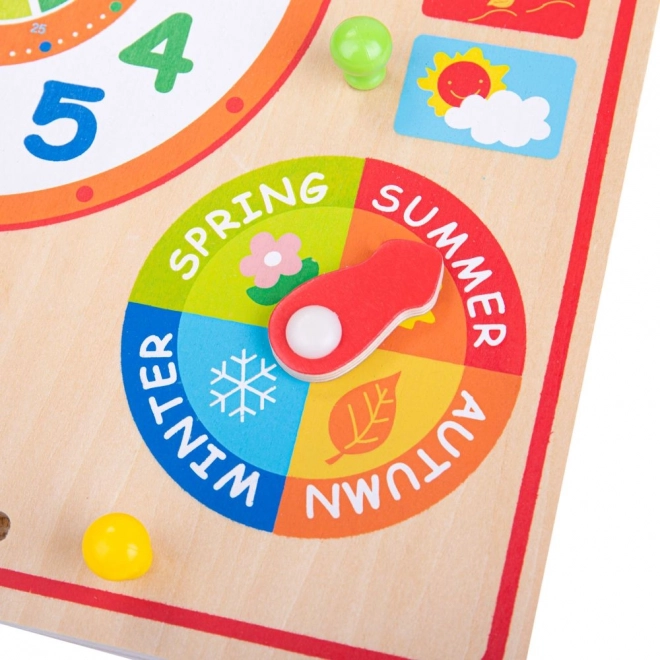 Bigjigs Toys Kalender met Klok