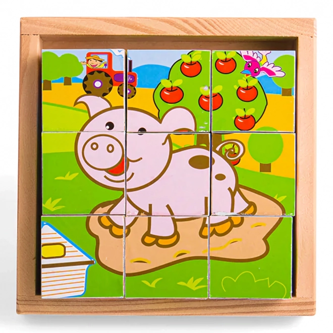 Puzzelblokken Dieren