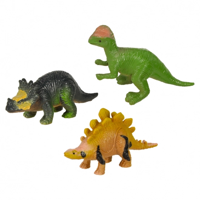 Terrarium for Growing Plants with LED Lamp and Dinosaurs