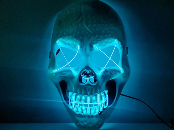 Lichtgevende Halloweenmasker