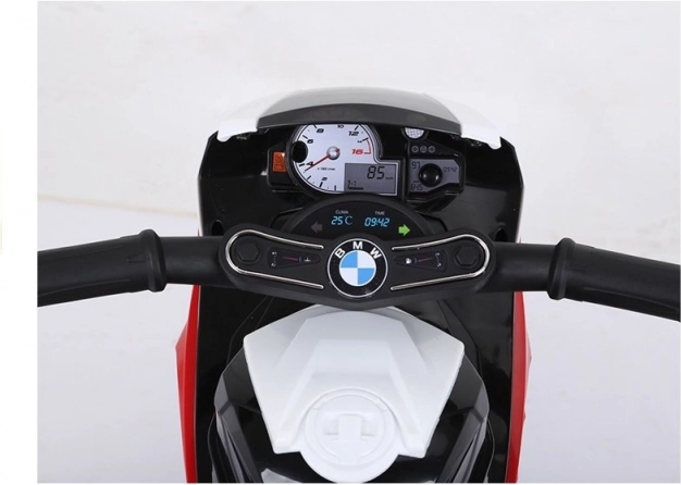 Accu-gemotoriseerde BMW S1000RR driewieler rood