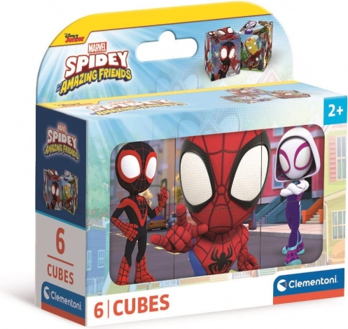 Cubes illustrés SPIDEY et ses amis extraordinaires – 6 cubes