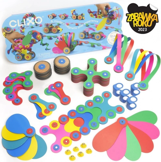 Clixo Wheel Creator - Jeu de construction magnétique