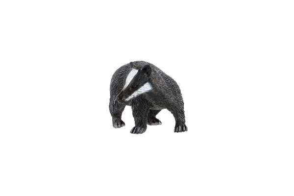 Figurine en plastique de blaireau européen 8 cm