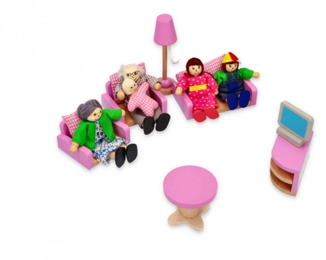 Poppenhuis poppen - familie