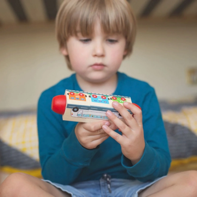 Bigjigs Toys Motorrijder cilinder transport