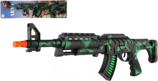 ARMY-Maschinenpistole mit Funken-Effekt und Schwungradantrieb, 62 cm
