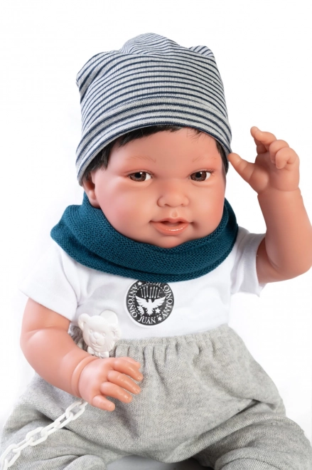 Realistic baby doll with soft body Antonio Juan Pipo Hair 42 cm