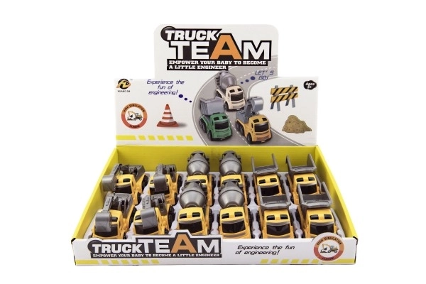 Bouwvoertuig met traagheidsmotor - 10 cm