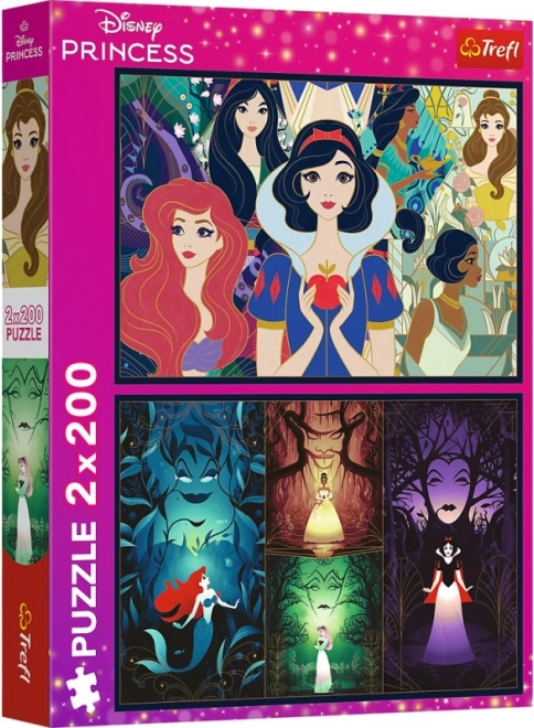 Puzzel 2×200 stukjes Disney PRINCESS – Betoverende prinsessen