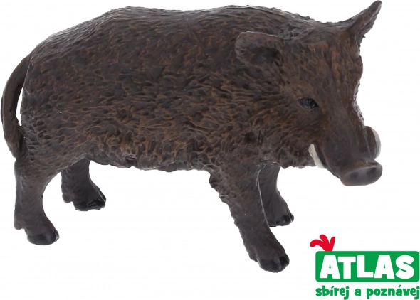 Boar Figurine from the Collection of Hand-Painted Animals