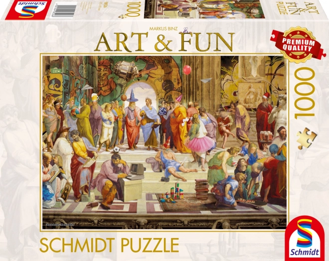 Schmidt Puzzel Kunst&Fun: School van Athene 1000 stukjes