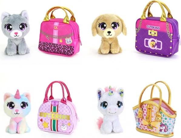 CuteKins mini knuffel in tasje