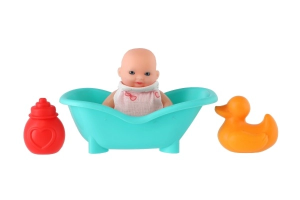 Pop met badkuipje en accessoires