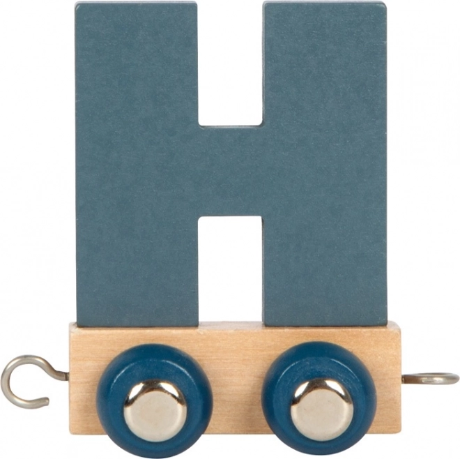 Wooden Polar Train with Letters - Letter H