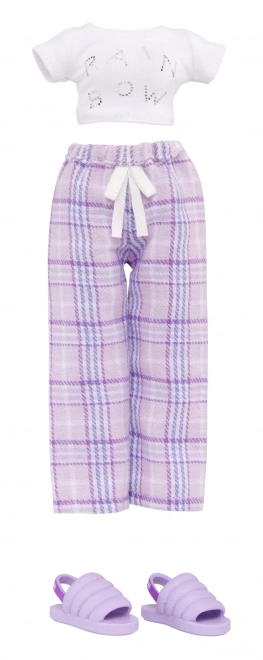 Rainbow High Junior Modepop in pyjama - Violet Willow