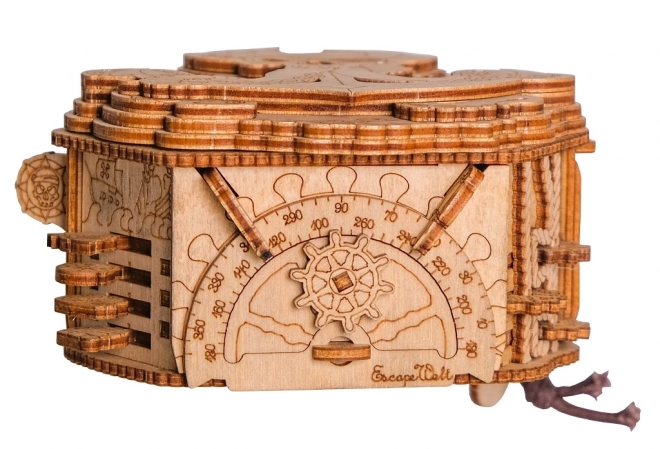 Houten Puzzel Kompas van Zwartbaard