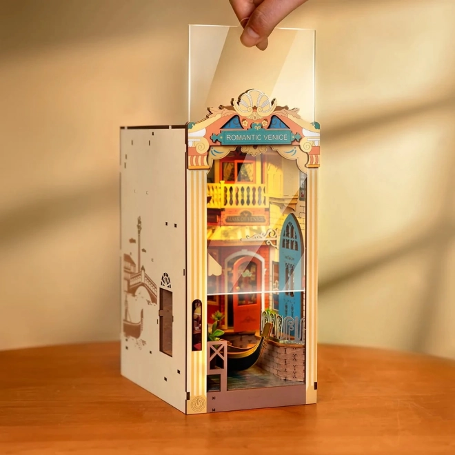RoboTime 3D puzzel Boekensteun Romantisch Venetië
