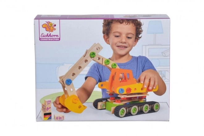 Bouwset Constructor 4 Graafmachine - 170 stukjes