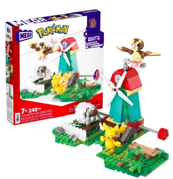 Bouwset Pokémon landelijke windmolen