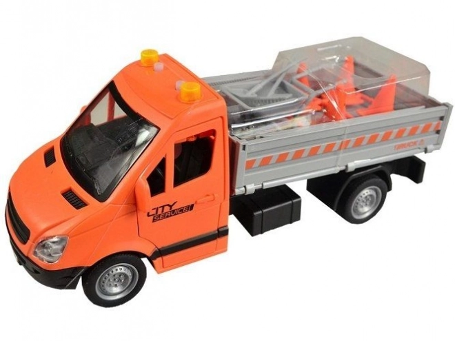 Voiture de signalisation routière