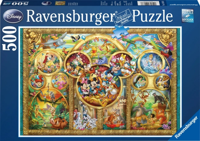 RAVENSBURGER Puzzel Disney familie 500 stukjes
