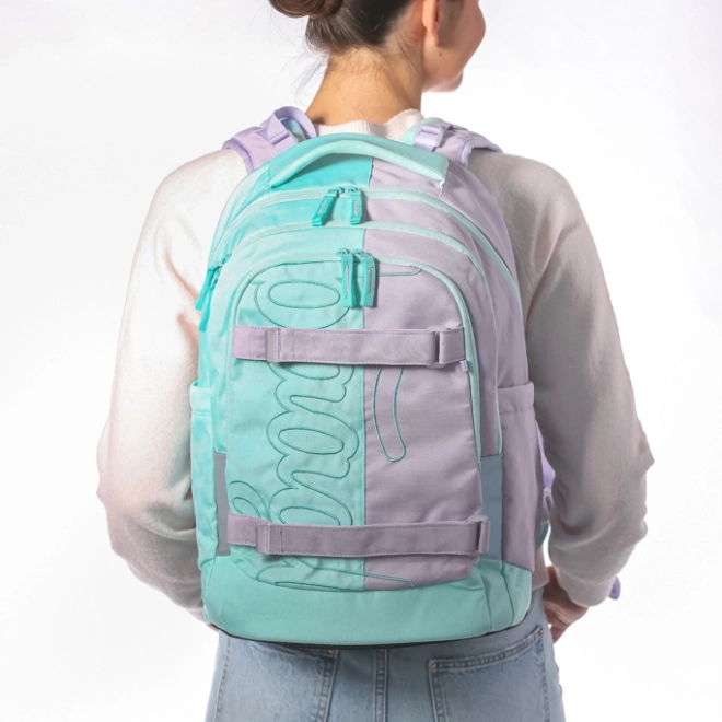 Schulset BAAGL Skate Max Sweet: Rucksack, Federmäppchen, Beutel und Sporttasche