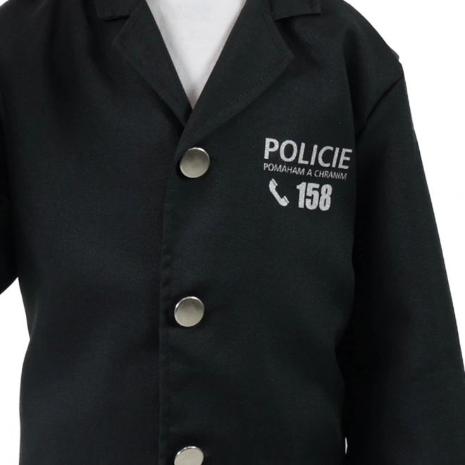 Kinderen politieoutfit met pet - Tsjechische opdruk (S) e-verpakking