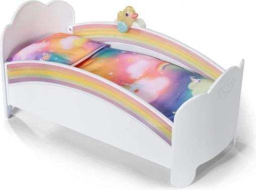 Lit arc-en-ciel pour poupées BABY born avec veilleuse