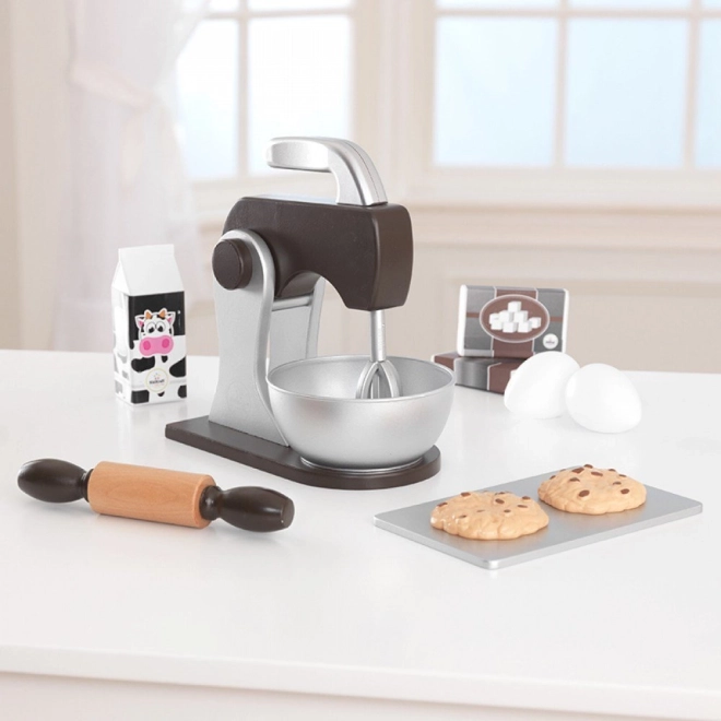 Set de cuisine avec mixeur KIDKRAFT – marron