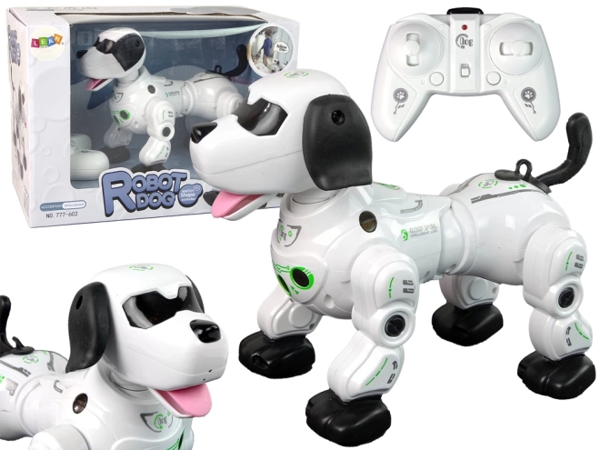 Interactieve op afstand bestuurbare robotische hond