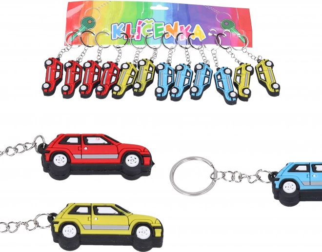 Autosleutelhanger in Gemixte Kleuren