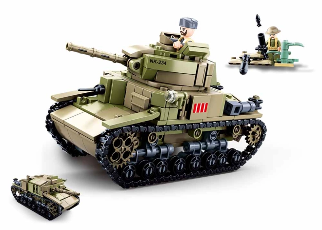 Figurines articulées et tourelle rotative