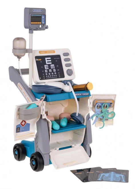 Medische set met ECG + accessoires Blauw