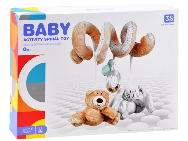 Pluche spiraal voor kinderbed ZA4416