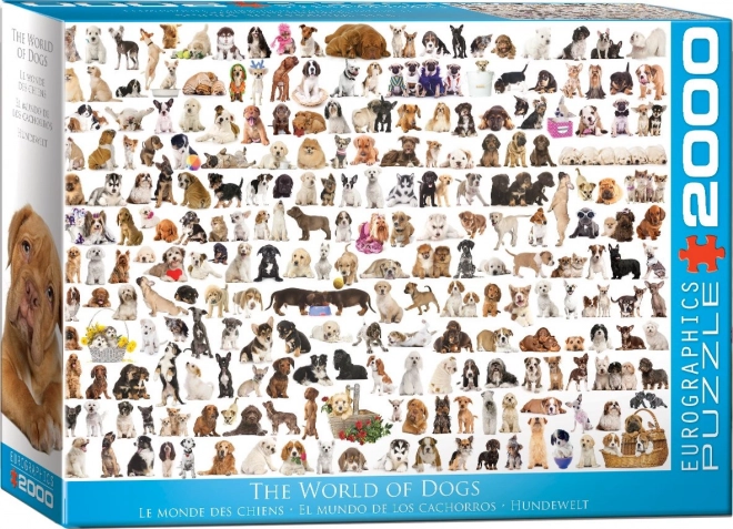 EUROGRAPHICS puzzle World of Dogs 2000 pieces