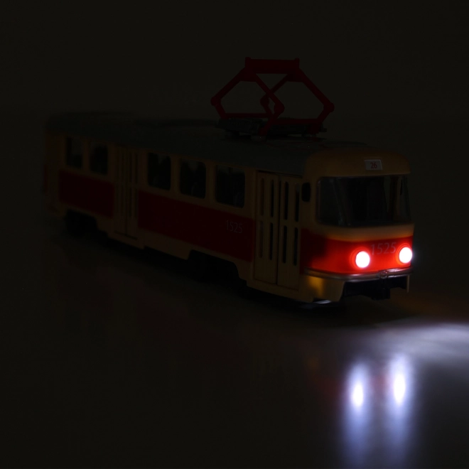 Tram meldt haltes aan