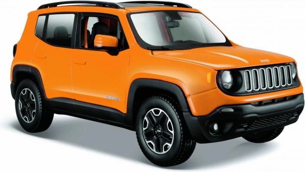 Metalen model JEEP Renegade oranje 1:24