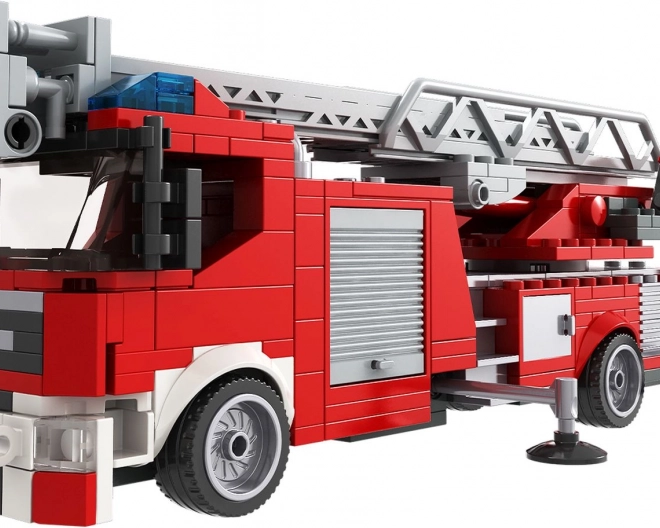 Brixies Plus brandweerwagen met draaibare ladder