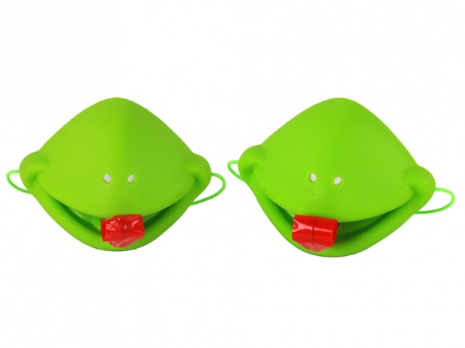Leuk spel met snelle tongkikker - Vang insectenmasker van de kikker