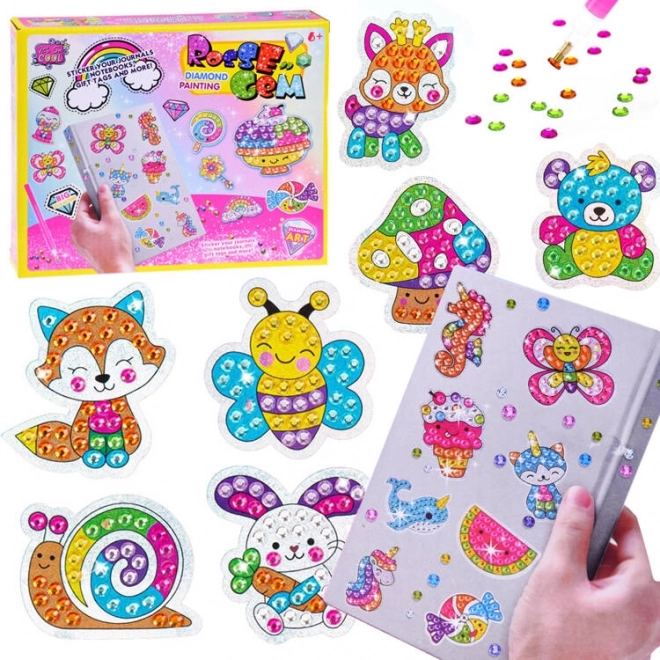Creatieve set voor diamantstickers