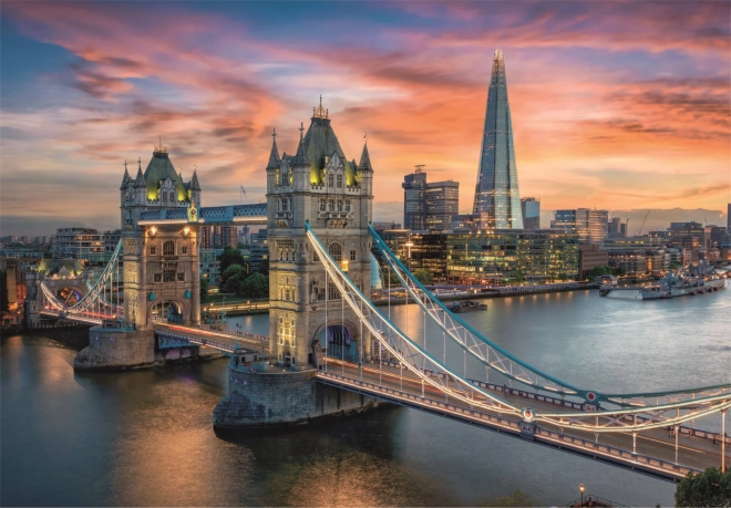 Puzzle 1500 pièces Compact Crépuscule de Londres