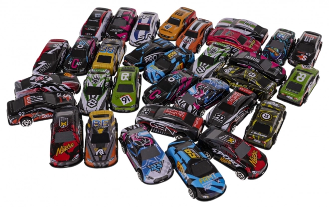 Set van speelspeelgoedautootjes 30 stuks
