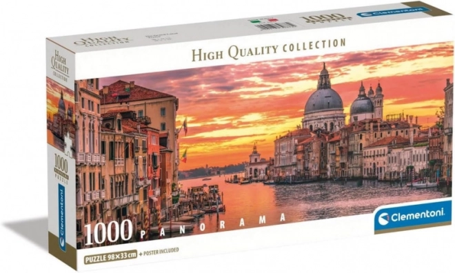 Puzzle 1000 pièces Compact Panorama Grand Canal Venise