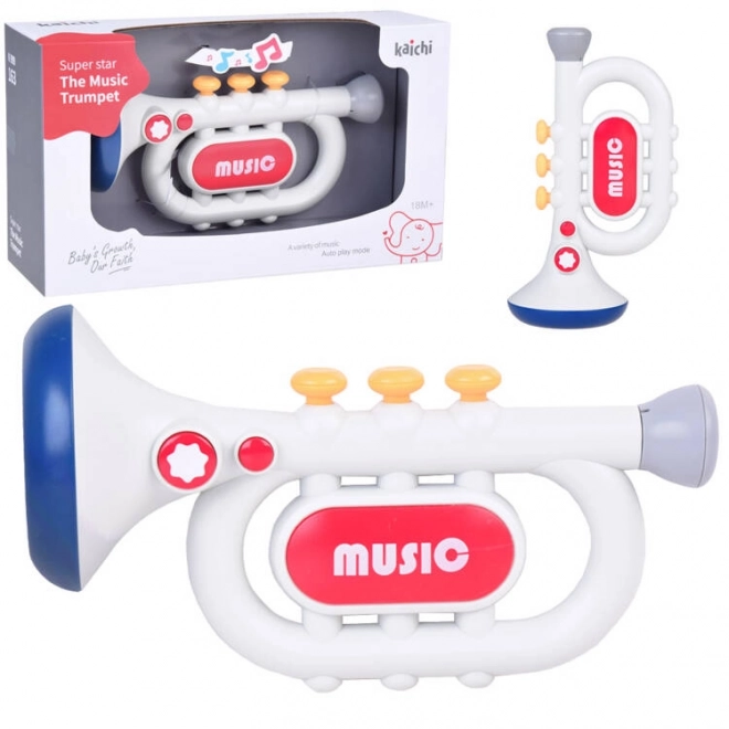 Interactieve kindertrompet met drie modi