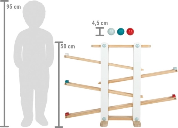 Safe large balls and solid wood