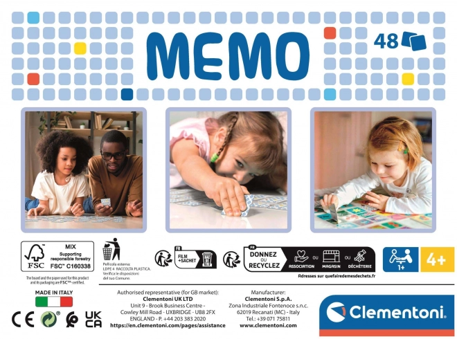 Memory Game PAW Patrol by Clementoni