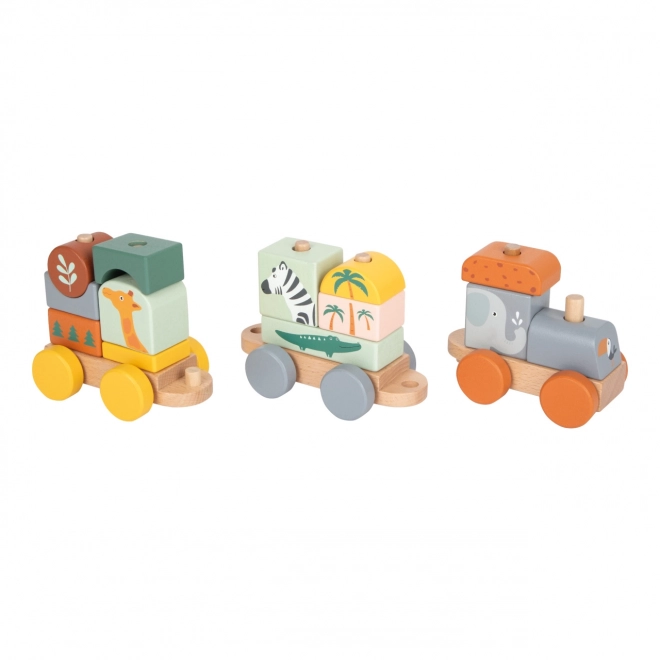 houten Safari-trein
