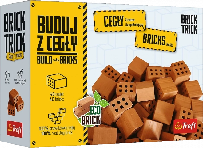 BRICK TRICK Verpakking korte bakstenen - 40 stuks